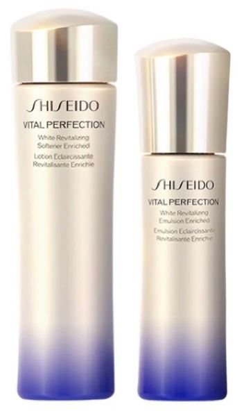 Shiseido 資生堂- 悅薇全效美白抗皺水乳套滋潤(健膚水150ml+乳液