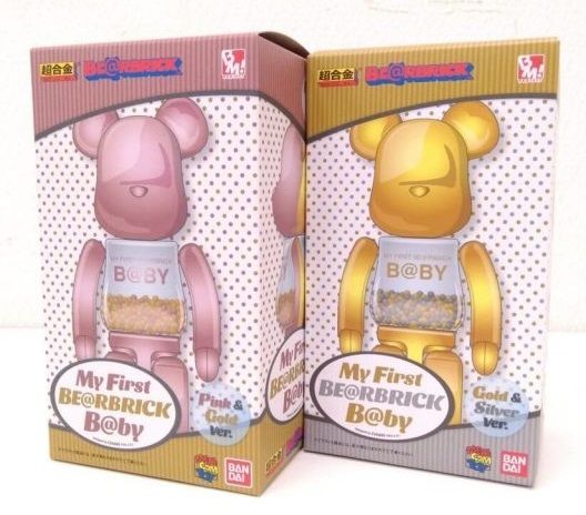 My First Baby Bearbrick 200% 超合金粉紅色& 金色｜Show Good Goods