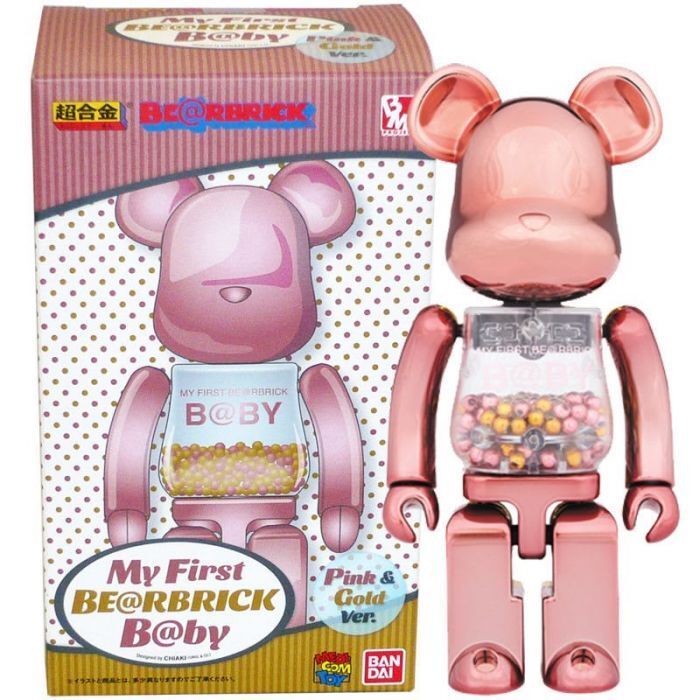 My First Baby Bearbrick 200% 超合金粉紅色& 金色｜Show Good Goods