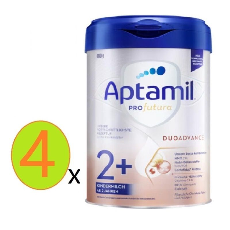 德國愛他美Aptamil 白金版(2+yr)段/4段奶粉(2歲起) 800g x 4罐(此日期