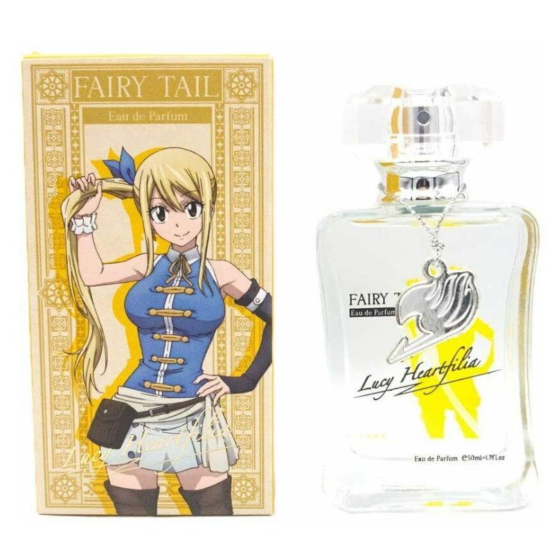魔導少年FAIRYTAIL 日版法國玻璃瓶香水50ML 妖精的尾巴妖尾(露西